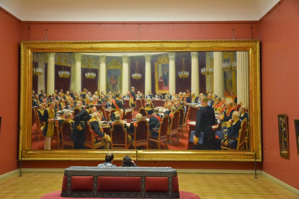 Какая картина репина занимает в русском музее целый зал