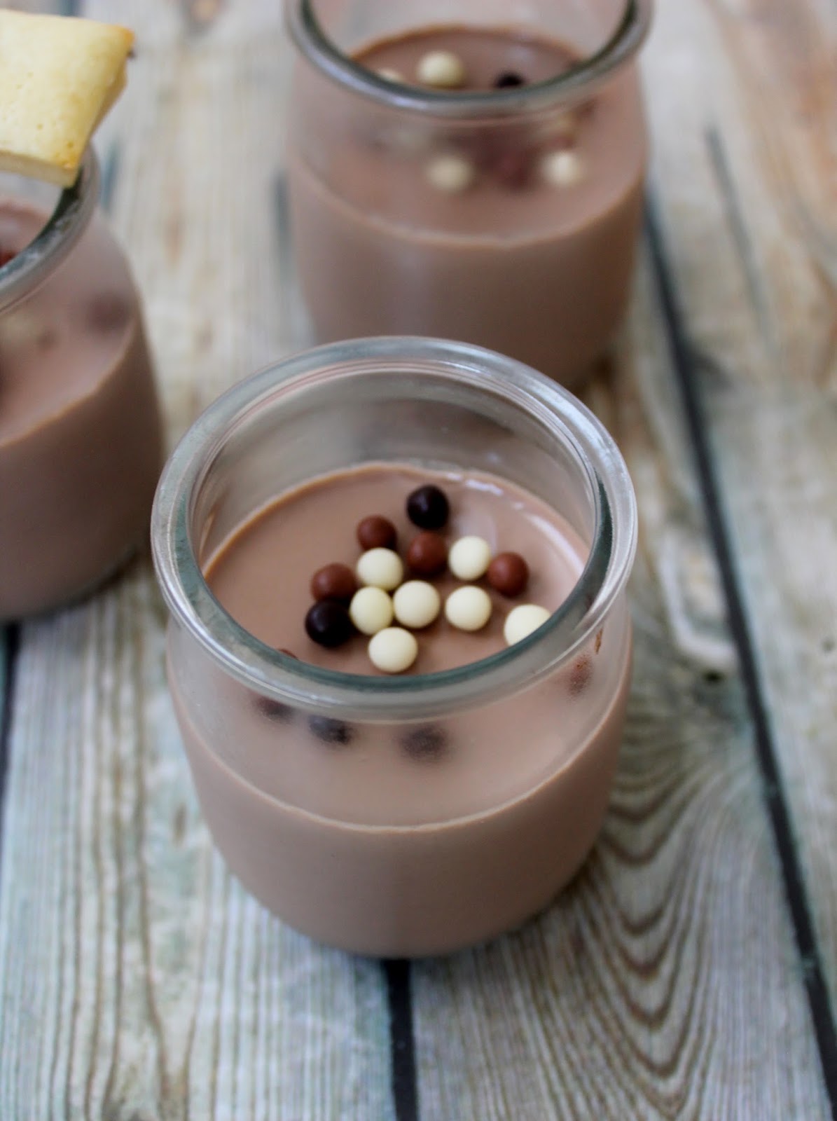 Pannacotta au chocolat au lait