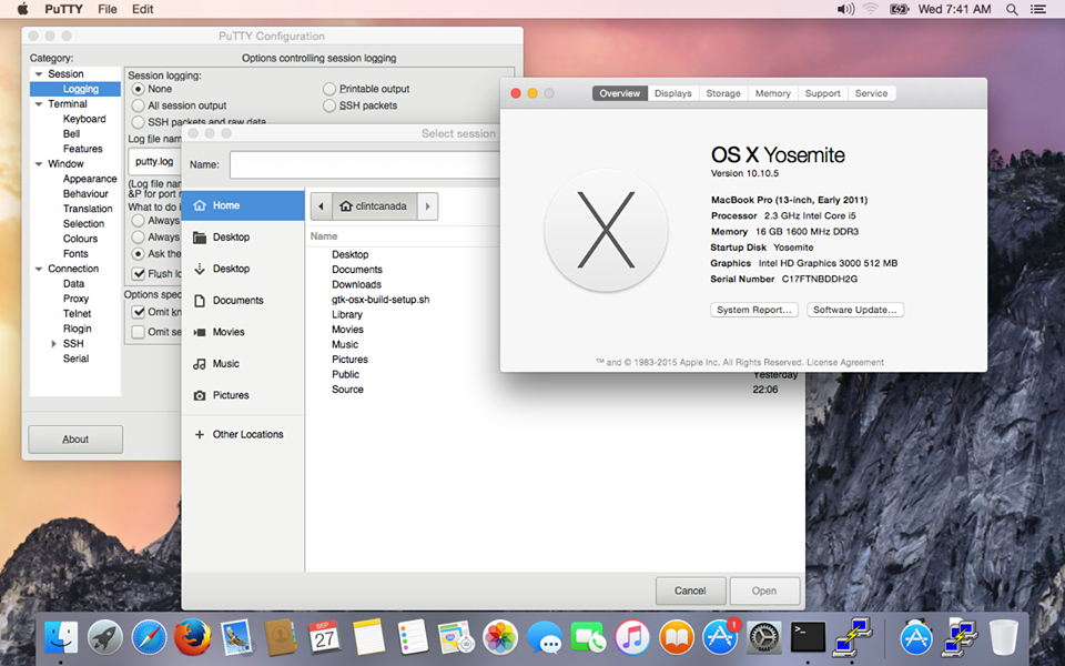 mac os x terminal ssh