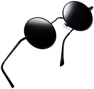 Round steampunk sunglasses