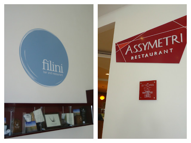 Filini and Assymetri Restaurants in Radisson Blu Hotel Yas Island Abu Dhabi