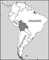 Карта на Южна Америка