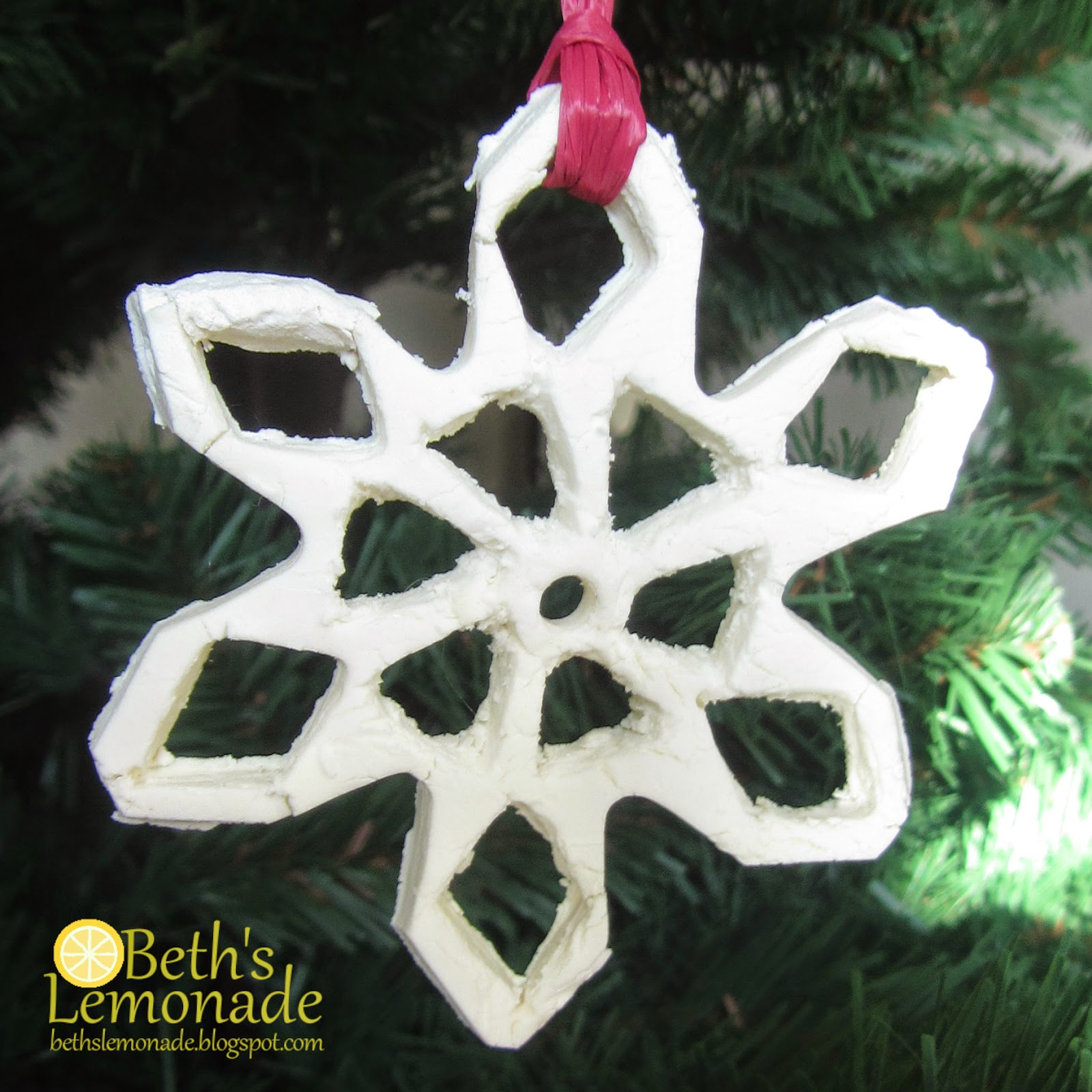 Beth's Lemonade Rustic Homemade Christmas Tree Baking Soda and