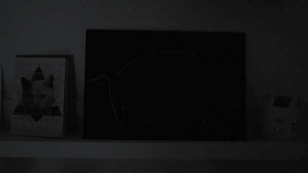 KuneCoco • DIY • Schweine-Neonschild selber machen KuneCoco • DIY • Schweine-Neonschild selber machen