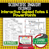 Earth Science Guided Notes and PowerPoints NGSS, Next Generation Science Standards, Google and Print  ➤Science Guided Notes, Interactive Notebook, Note Taking, PowerPoints, Anticipatory Guides, Google Classroom 