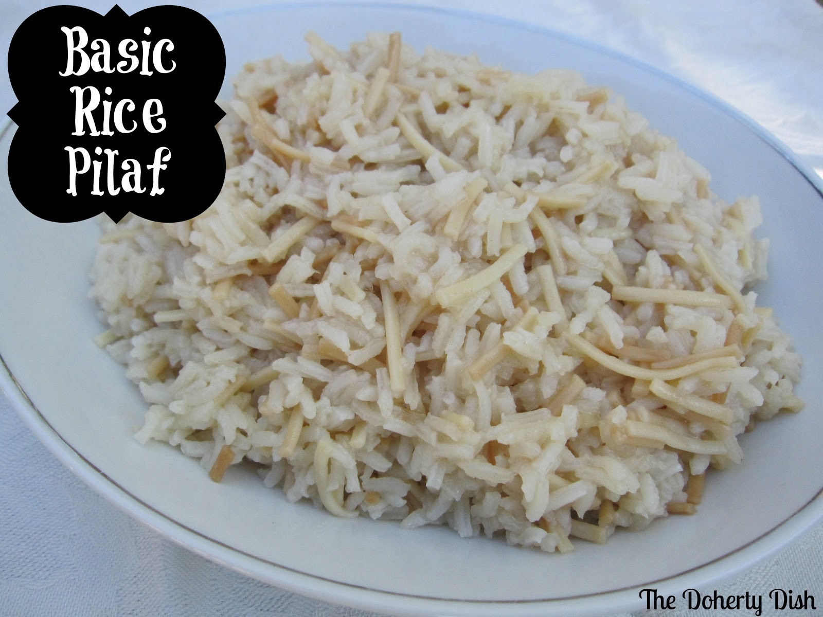 The Doherty Dish Basic Rice Pilaf