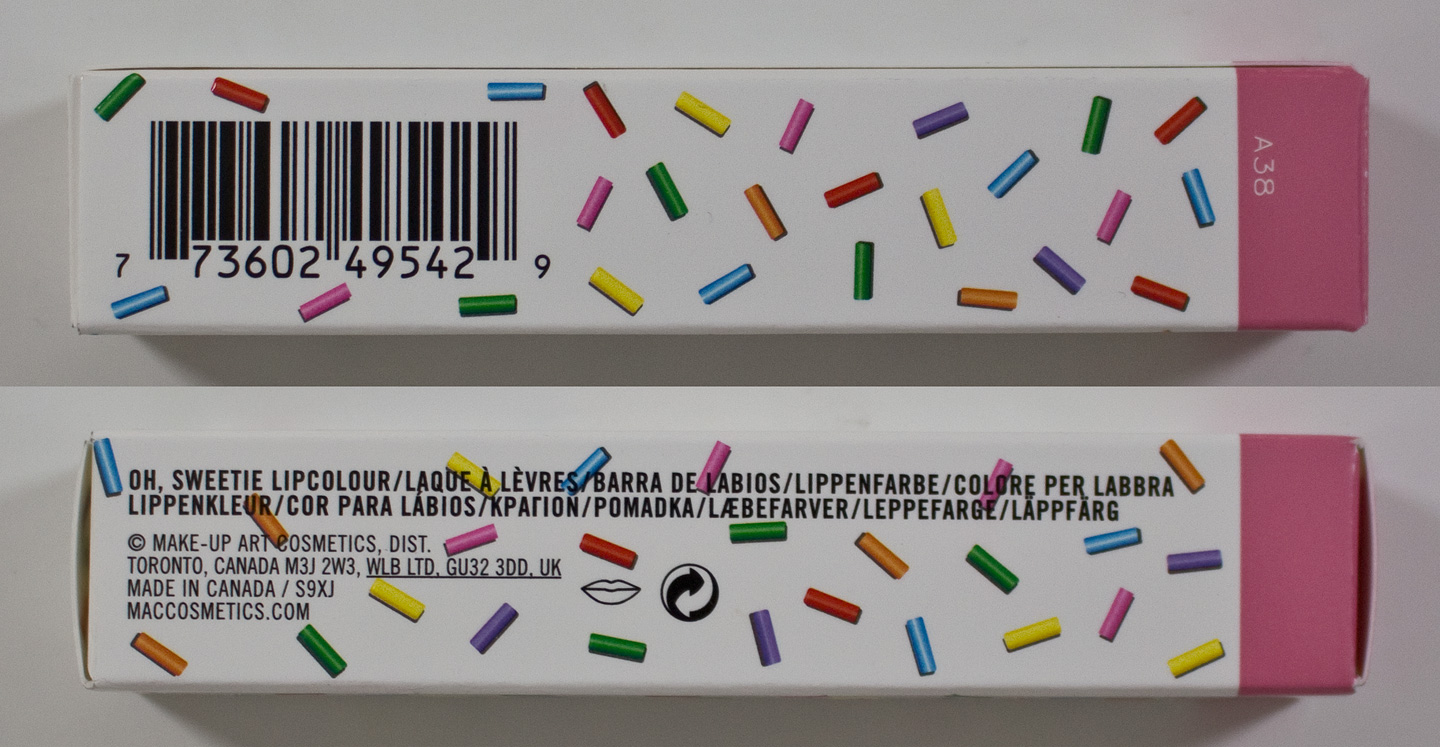 WARPAINT and Unicorns MAC Oh, Sweetie Lipcolour in Strawberry Mousse