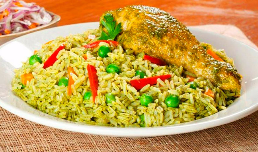 Arroz Con Pollo Peruano Comidas Criollas