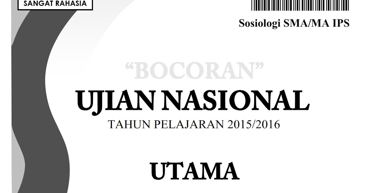 Soal Un Sosiologi 2016 Dan Kunci Jawaban Guru Galeri Soal Un Sosiologi 2016 Dan Kunci Jawaban Guru Galeri