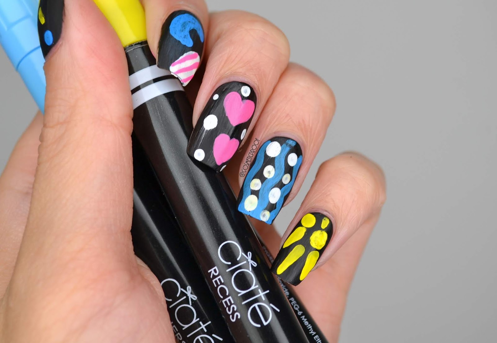 NAILS Ciate Chalkboard Nails CBBxManiMonday Cosmetic Proof