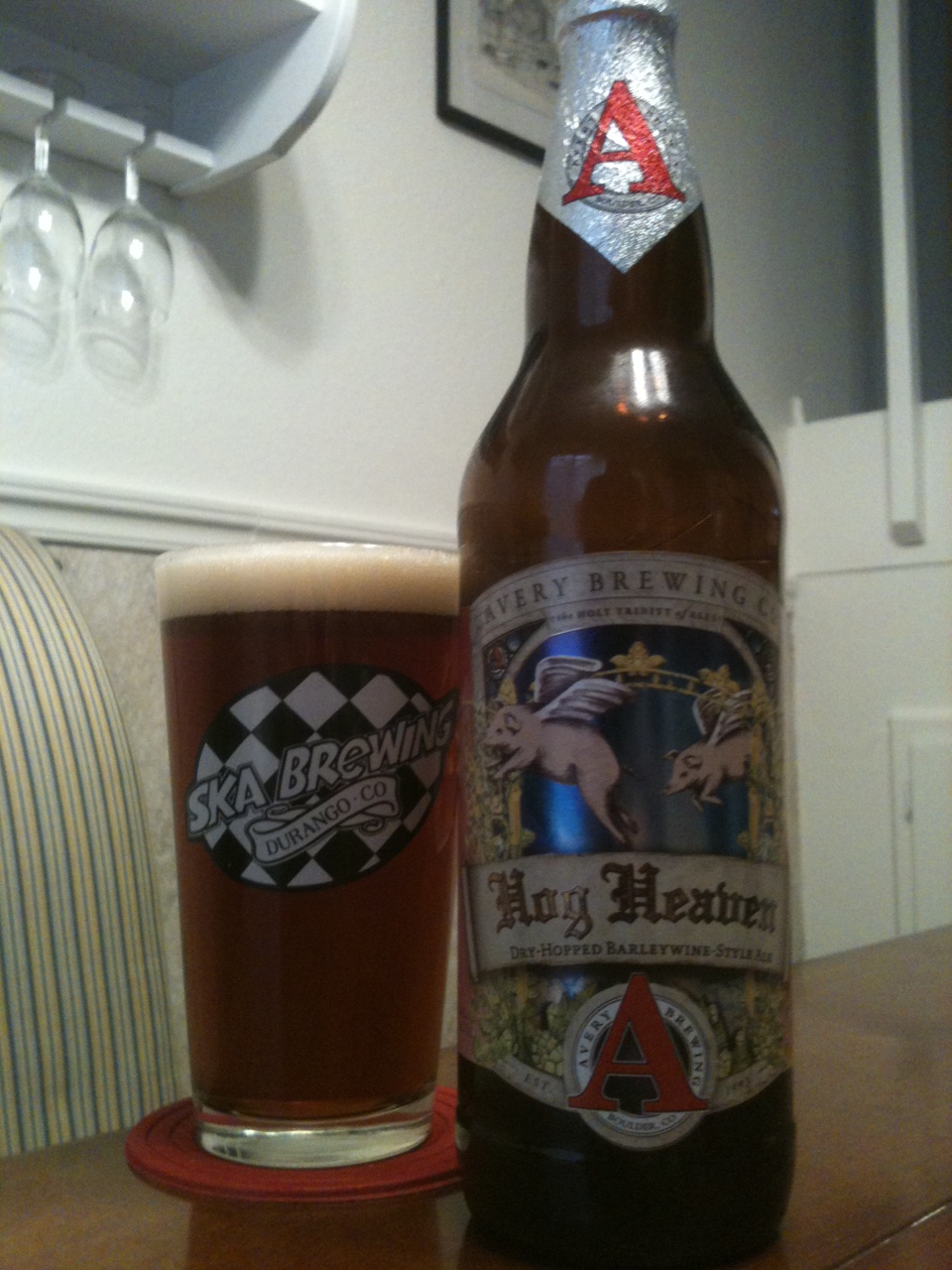 20 Beers in 20 Nights Barleywine Review 8 Avery Hog Heaven Barley Wine