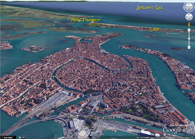 Venice Italy island subsidence flood control Mose project geology science nature explore adventure Europe travel trip copyright rocdoctravel.com