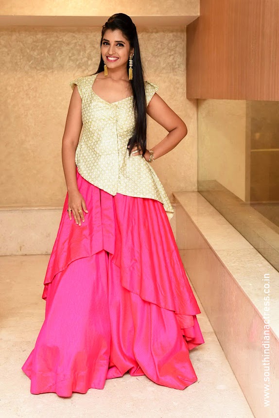 Anchor Syamala at Natakam Pre-Release Event