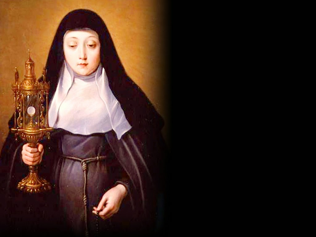 Holy Mass images... Saint Clare of Assisi