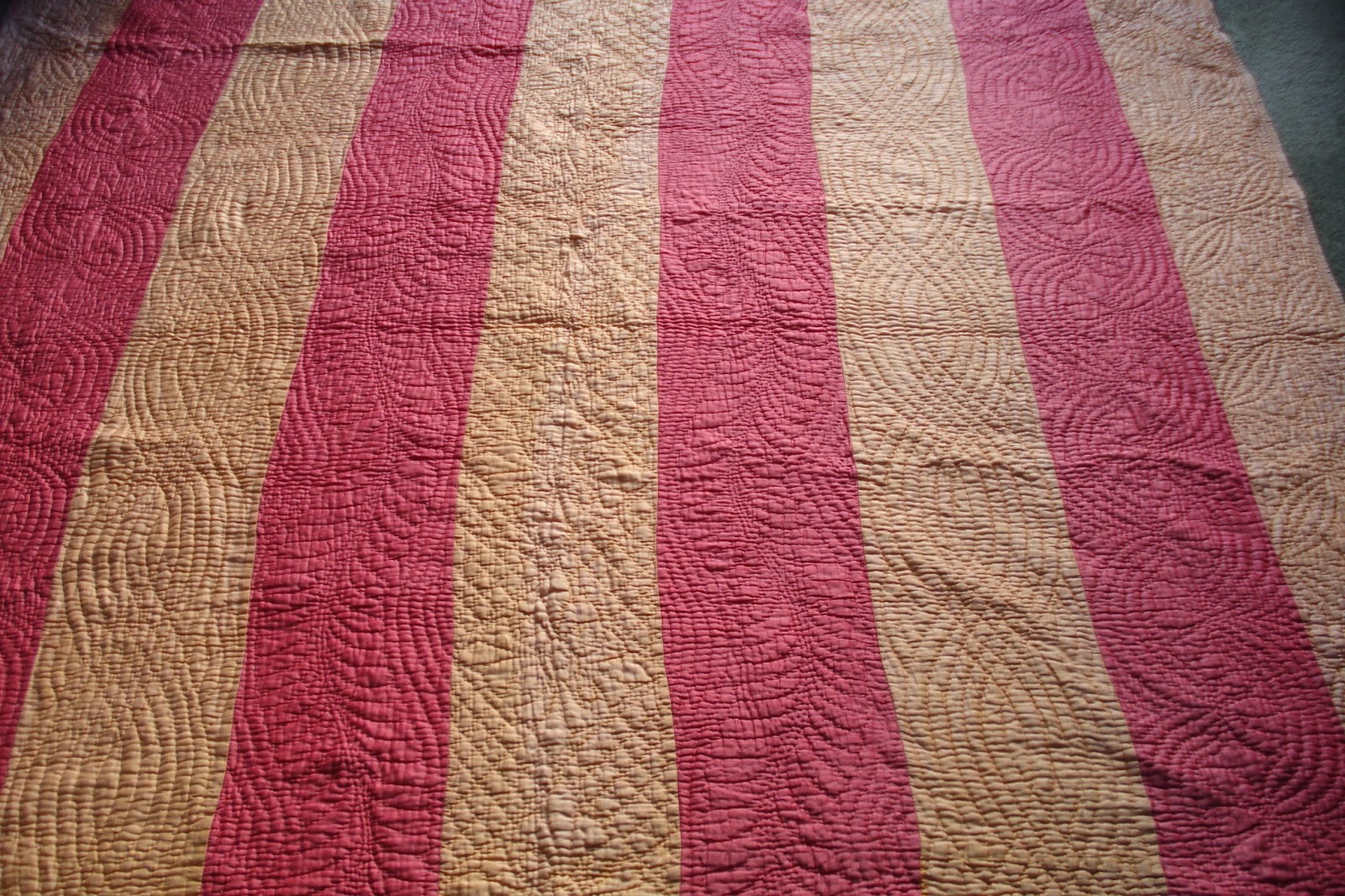 Welsh Quilts: Strippy Quilt from Ashington, Northumberland