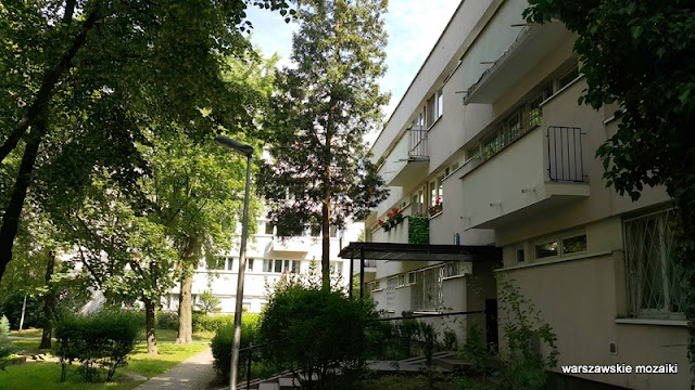 balkony Warszawa Warsaw Żoliborz osiedle Skibniewska sady bloki
