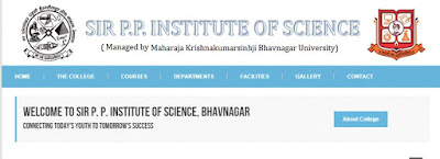 Sir PP Science College Bhavnagar Admission 2018-19 | B.Sc, B.Sc. (IT) Online MK Bhav Uni