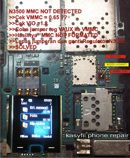 Nokia 3500c mmc not detected