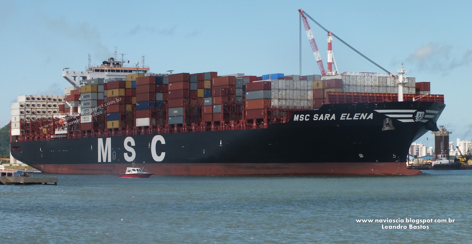 Navios de Santos & CIA: Navio MSC SARA ELENA