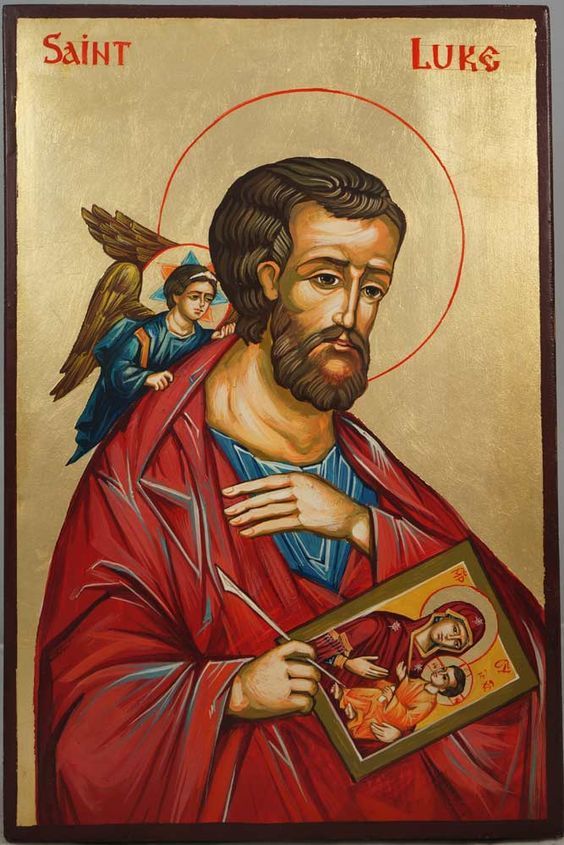 The meaning of objects held by Saints in Icons The Catalog of Good Deeds