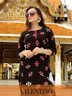 Aradhna PK Liva Rayon casual wear kurtis catalog wholesale