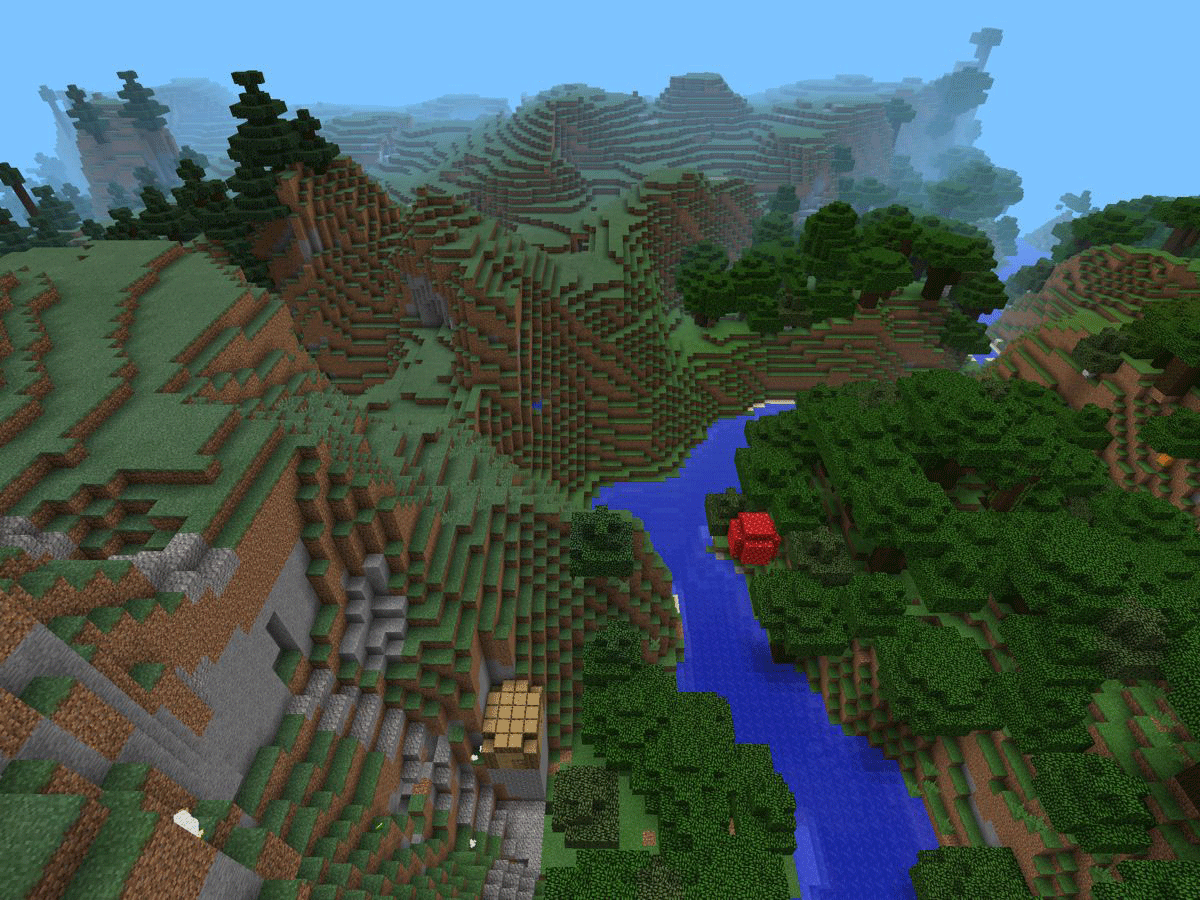 Exploring with flat seed minecraft pocket edition game! Seeds for MCPE