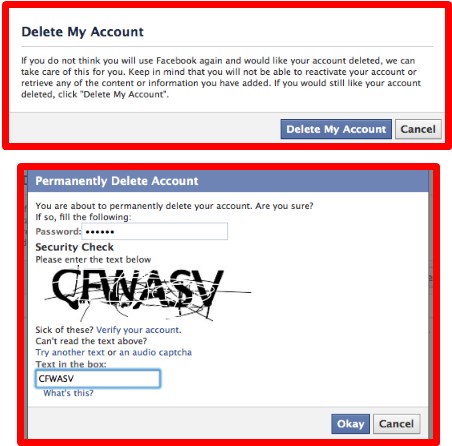 Delete Facebook Account Permanently Steps