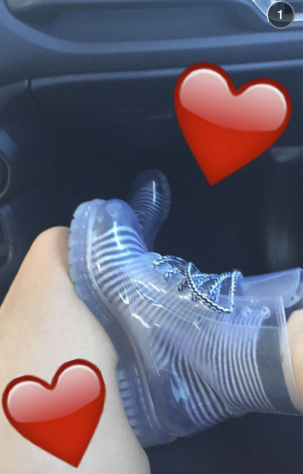 galocha transparente farm