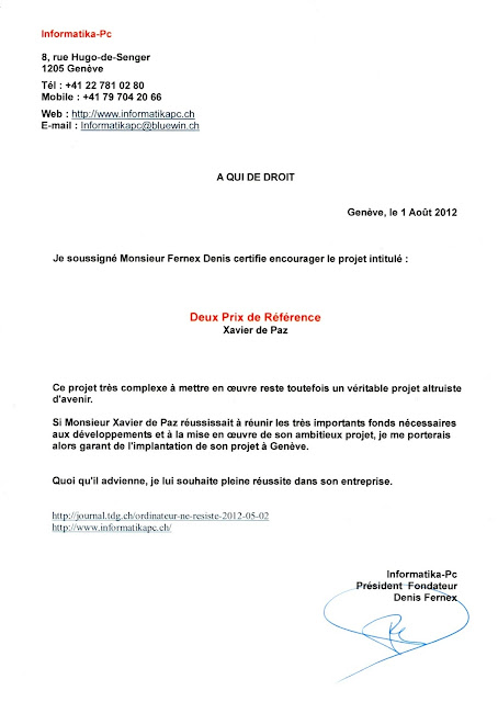 Counters Donations World Generosity Project Lettre Officielle de la