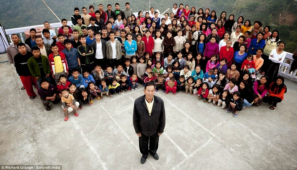 Incredible! Meet The World's Largest Family The Man With 39 Wives, 94