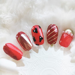 cute red nail polish designs 4