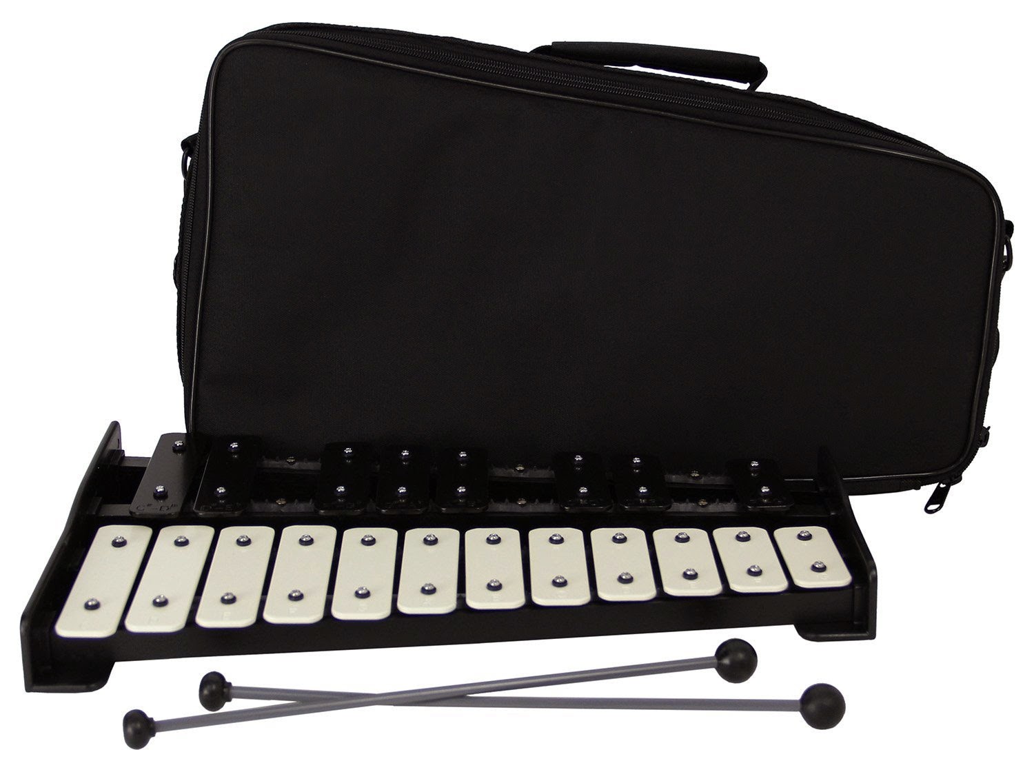 Percussion Gearlux 20Note Glockenspiel Bell Set with Carry Bag