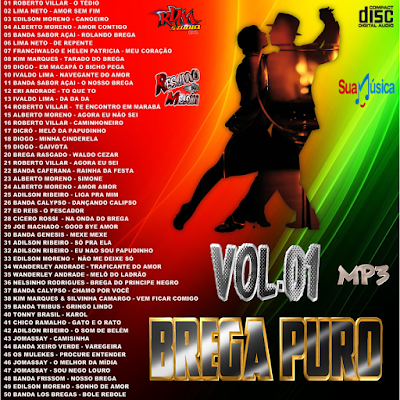 CD BREGA PURO VOL.01 MP3 / 2016 