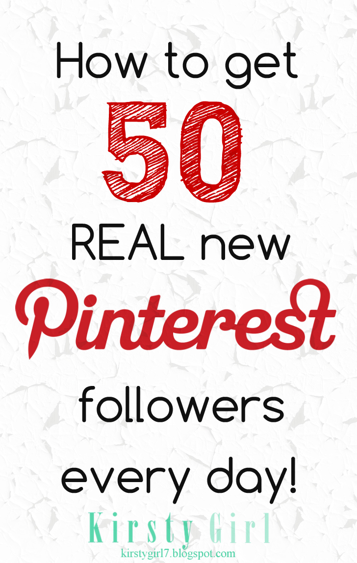 How to get 50 real new Pinterest followers a day