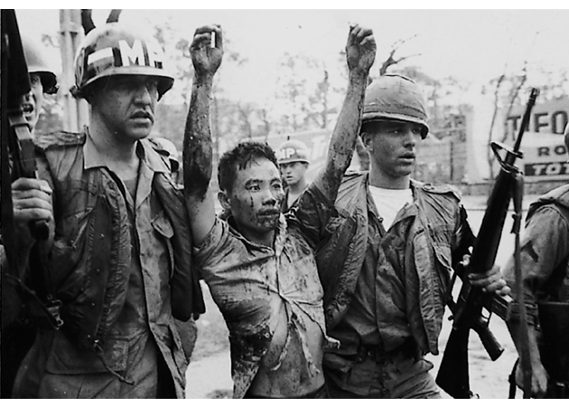 Vietcong prisoner American soldiers