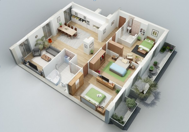 Desain Model Rumah Minimalis Tipe 54 Rumah Minimalis
