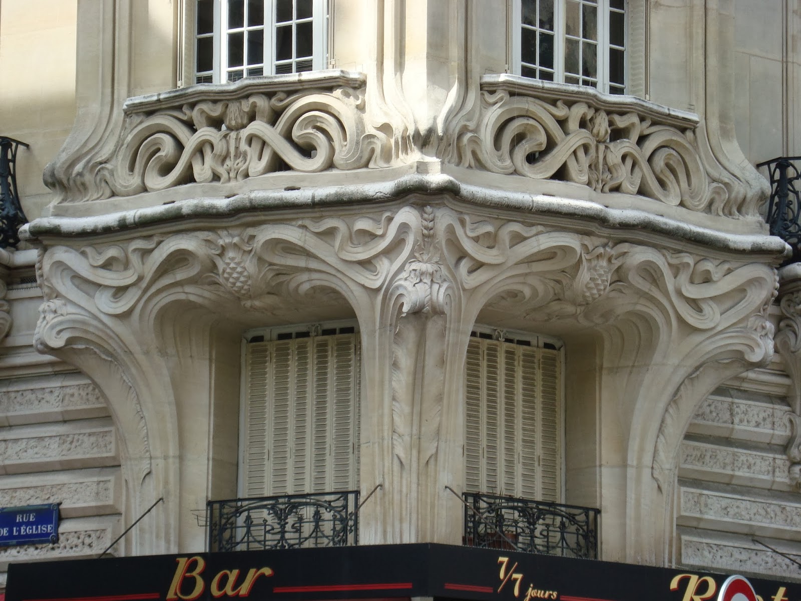 Paseos Art Nouveau 24 place Etienne Paris XVè, architecte Alfred Wagon, 1904