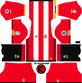 Girona FC 2017/18 - Dream League Soccer Kits