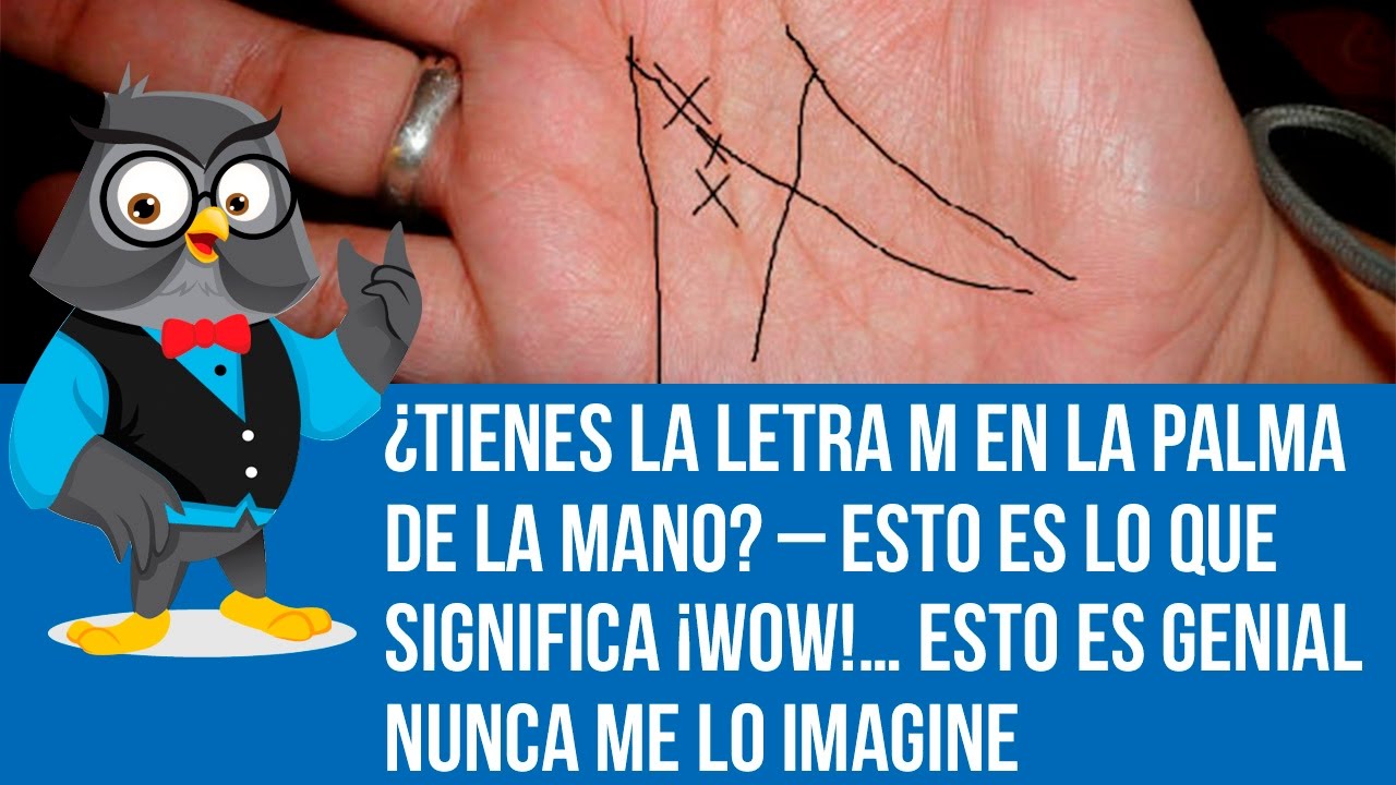 ¿Puedes ver una M en la palma de tu mano? Esto es lo que significa EL CLUB DE LOS LIBROS PERDIDOS