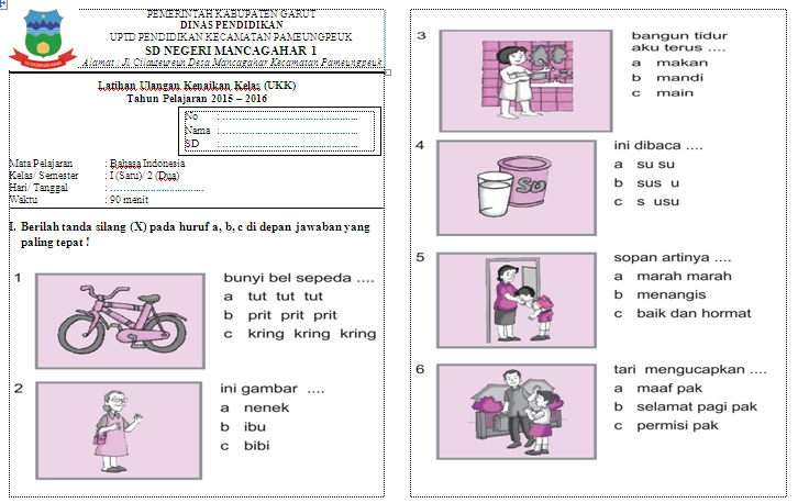 Menelisik Soal Bahasa Indonesia UKK Kelas 1 Tahun 2019: Kunci Sukses Belajar di Era Digital