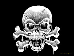 skull gothic wallpapers skulls darkside dark crossbones type plzz join