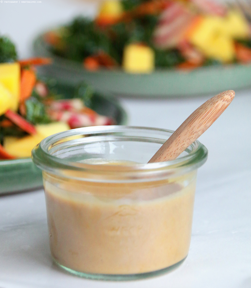 Peanut Ginger Dressing for Kale Salad