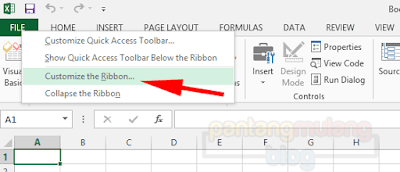 cara menampilkan ribbon excel cara menampilkan ribbon excel