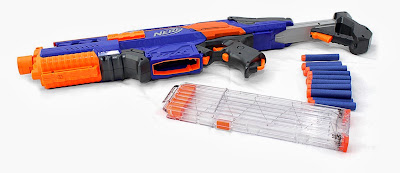 Nerf Rapidstrike CS-18 – Pistolet Jouet électrique Avec Chargeur Et 17 Flèches – Fonctionne Sur Piles