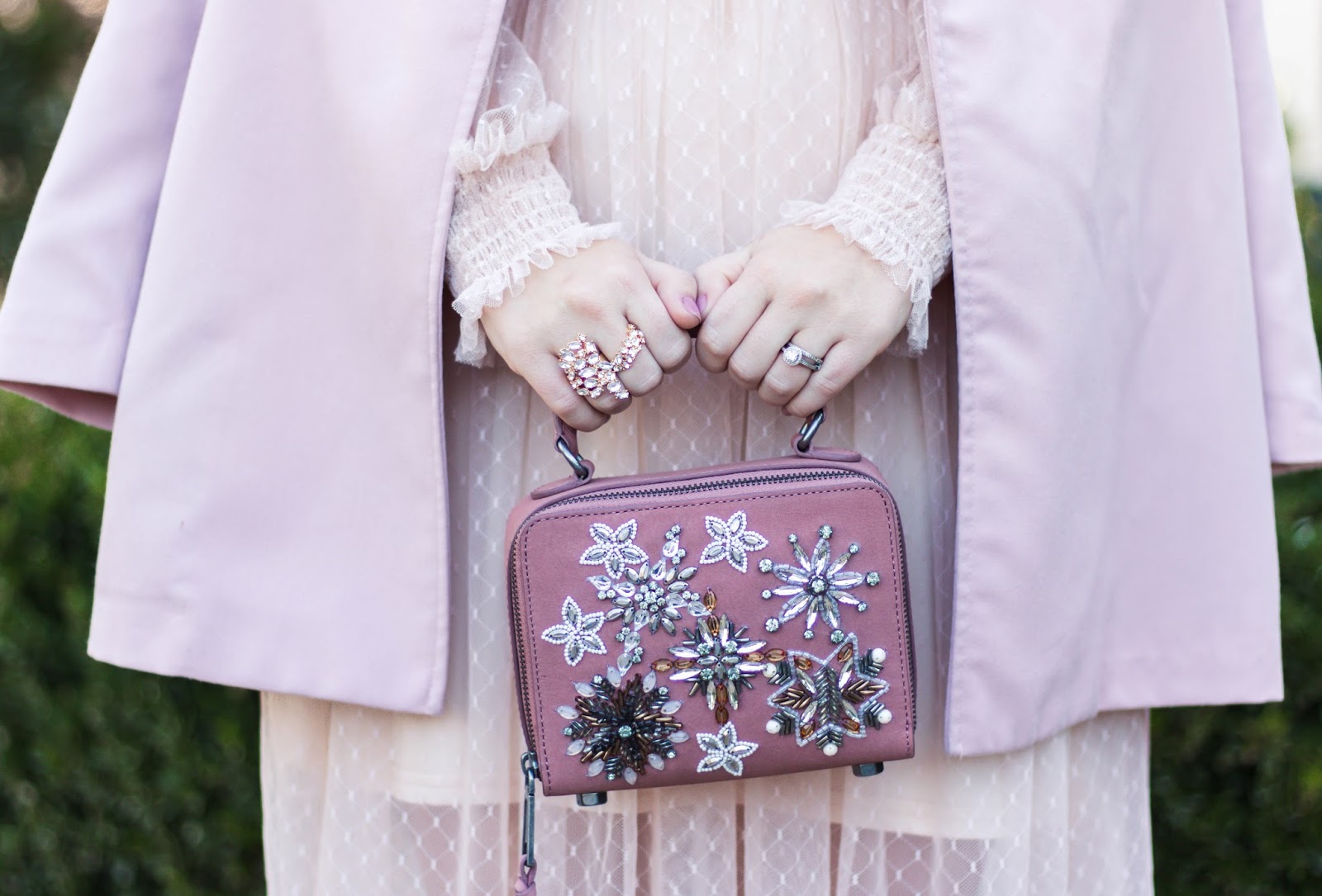 Rebecca minkoff embellished handbag