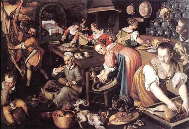La Cucina 1590 - 1591 Vincenzo Campi Pinacoteca di Brera