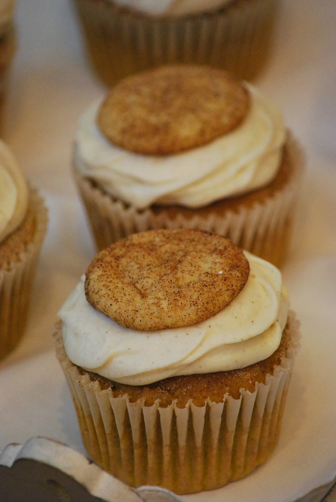 My story in recipes Pumpkin Snickerdoodle Cupcakes