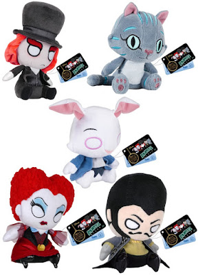 Alice Through the Looking Glass Mopeez Plush Series by Funko - Mad Hatter, Red Queen, Cheshire Cat, White Rabbit & Time