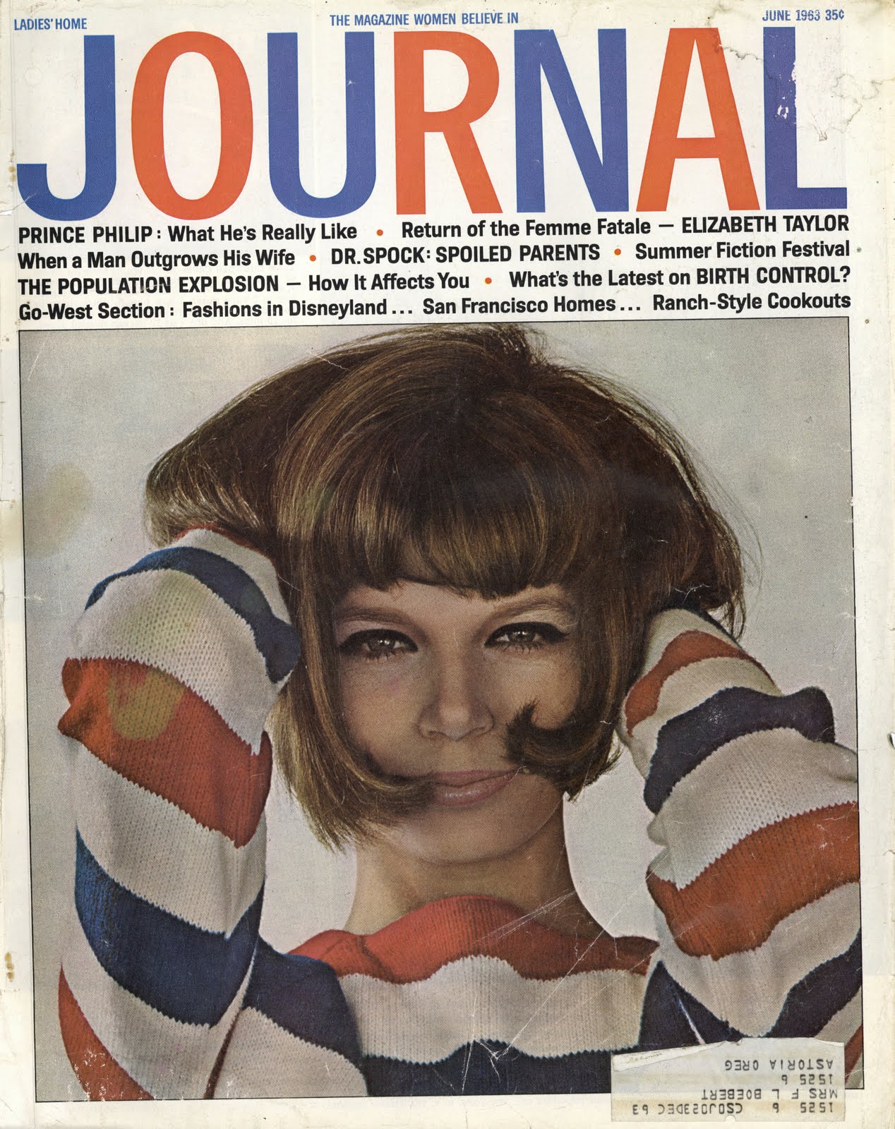 Vintage Disneyland Tickets Ladies' Home Journal June 1963