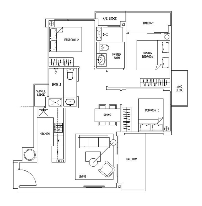 Latitude Condos THE NAUTICAL FLOOR PLANS